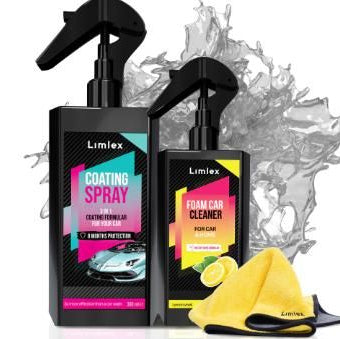 Coating Spray and Foam Car Cleaner 200ml (Combo)